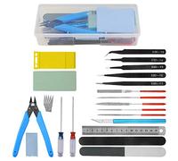WMYCONGCONG Gundam Model Tools Kit, 25 Pcs Professional Modeling Tools for Plastic Models, Model Building Tools Hobby Tools Craft Set for Repairing and Fixing