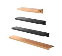 WMYOZDC Extended Cabinet Handles, Door Handles Dark Gold, Wardrobe Drawer Handles, Aluminum Alloy Furniture Handles(Dark Length 250mm)