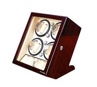 WMYYZYQ automatic watch winder box 5 rotation modes with piano lacquer floor wood storage showcase,A-A