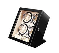 WMYYZYQ automatic watch winder box 5 rotation modes with piano lacquer floor wood storage showcase,B-A
