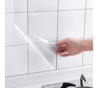 Wmzjnljy 1pc 40cm x 3m Electrostatic Absorption Wall Protective Film Transparent Static Sticker Non Adhesive Clear Plastic Film Wallpaper Wall Tile for Kitchen Wall from Dogs,Cats,Trash Can(Z40-1)