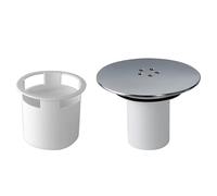 Wmzjnljy 1pc 90mm/115mm Drain Cover Replacement Shower Plughole Cover Chrome Shower Trap Cover Shower Plug Hair Waste Trap Cover Shower Plug Replacement(Z48-1)