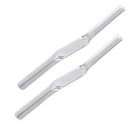 Wmzjnljy 2pcs Brick Jointer Tool 1/2 inch x 5/8 inch Double End Jointer Bricklaying Mortar Finishing Tool for Builders and Bricklayers(Z136-2)