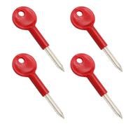Wmzjnljy 4pcs Universal Security Rack Bolt Keys for Simple Doors Windows Iron Security Rack Bolt Key for Fire Door Pipe Well Door Rack Bolt(Z47-4)