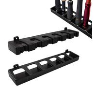 Wmzjnljy 6 Pool Cue Holder Wall Mounted Rack Billiard Stick Stand Vertical Table Rods Clip Accessories for Pool Bars Clubs(Z24-1)