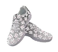 Wnbucioht Cute Nursing Sneakers for Women Men Workout Shoes Kawai Teeth Dentist Prined Nurse Sneakers Flats Waking Shoes for Ladies Working Shoe Lightweight Athletic Footwear,Size 39 EU