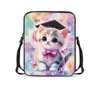 Wnbucioht Kawai Animal Cat Crossbody Bag for Women Travel Mini Shoulder Handbags Cute Cat Messenger Tote Bags Cute Sling Satchel for Girls Teens Crossbody Purse Gifts