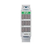 WNC-3 voltage meter digital, mounting 80-500V for DIN rail