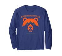 WNC Retro Hendersonville NC North Carolina Wildlife Bear Long Sleeve T-Shirt