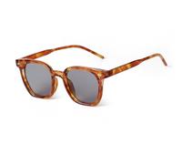 WNCKSQ Black Yellow Retro Rivets Sunglasses Trend Vintage Square Frame Sun Glasses Fashion Women Eyeglasses Ladies Uv400(C3)
