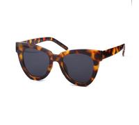 WNCKSQ Cat Eye Green Retro Sunglasses Women Vintage Tortoiseshell Sun Glasses Uv400 Eyewear(C4)