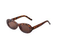 WNCKSQ Fashion Oval Rectangle Sunglasses Women Retro Tortoise Shell Green Round Colorful Shades Sun Glasses Men Uv400(C3)