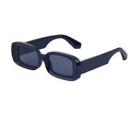WNCKSQ Fashion Rectangle Sunglasses Women Rectangular Sun Glasses For Men Trendy Small Frame Sunglass Female,C1BlackGray