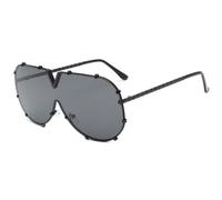 WNCKSQ Fashion Sexy Middle Women Sunglasses Metal Ladies Sun Glasses Rimless Vintage Eyewear UV400,c1