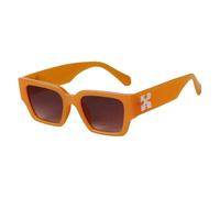 WNCKSQ Fashion Women Men Square Sunglasses with Candy Color Black Sun Glasses Female Male(C3)