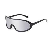 WNCKSQ Outdoor Cycling Sport Sunglasses Men Women Mountain Bike Road Eyewear One Piece Riding Sun Glasses Hiking Goggles(C2)