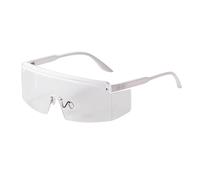WNCKSQ Oversized Outdoor Sunglasses for Men Women One Piece Windproof Shades Wrap Mirror Lens Driving Sun Glasses Eyewear(C3)