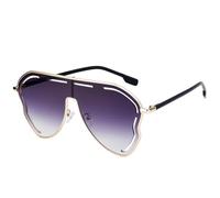 WNCKSQ Oversized Square Shield Sunglasses Women Big Frame Butterfly One-Piece Sun Glasses For Ladies Eyewear UV400,C2GoldGray