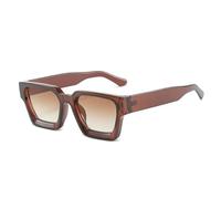 WNCKSQ Pink Square Sunglasses Sun Glasses Retro Trendy Shades Uv400 Unisex Women Glasses Eyewear(C5)