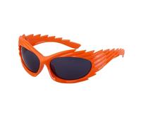 WNCKSQ Rectangle Sunglasses Women Men Fashion Punk Sun Glasses for Male Steampunk Sports Sunglass,C3OrangeGray,1