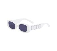 WNCKSQ Rectangular Sunglasses Women Fashion Rectangle Sun Glasses For Men Small Frame Square Sunglass Diamond Temples,C10White