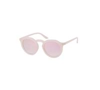 WNCKSQ Retro Round Cat Eye Sunglasses Women 90s Orange Pink Mirror Circle Cateye Sun Glasses Shades(C2)