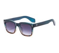 WNCKSQ Retro Square Sunglasses Unisex Women Men Rice Nail Decor Driving Fashion Style Eyewear Sun Glasses(C8)