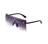 WNCKSQ Rimless Oversized Square Sunglasses Fashion Women Shades Uv400 Vintage Flat Top One Piece Gradient Lens Sun Glasses(C8)