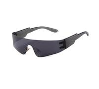 WNCKSQ Sunglasses Women Men Fashion Punk Rimless Sun Glasses Sports One-piece Lenses Goggle Uv400(C1)