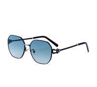 WNCKSQ Trendy Oversized Square Sunglasses Women Vintage Punk Polygon Sunglass Classic Driving Shades For Ladies,C6GreenGray