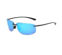 WNCKSQ Ultralight Sport Sunglasses for Men Women Rimless Frame for Running Fishing Cycling Driving,C5 Non,polarized,1