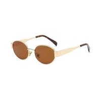 WNCKSQ Vintage Glamour Women Sunglasses Metal Frame Oval Stylish Men Sun Glasses Trend Fashion Unisex Eyewear UV400,c1