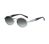 WNCKSQ Vintage Metal Frame Round Sunglasses Women Fashion Oval Sun Glasses For In Retro Shades Eyewear,C5GrayGreen