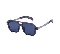 WNCKSQ Vintage Square Polarized Sunglasses Men Classic Rectangle Sun Glasses For Male Driveing Eyewear UV400,C5TransparentGray