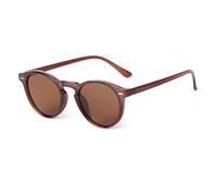 WNCKSQ Vintage Sunglasses Women Fashion Shades Uv400 Men Trending Rivets Round Eyeglasstortoise Shell Leopard Green Sun Glasses(C5)
