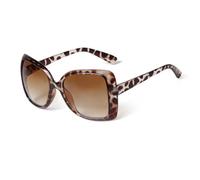 WNCKSQ Vintage Sunglasses Women Oversized Butterfly Shades Sun Glasses Uv400 Travel Fashion Glasses Lady(C6)