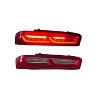 Wnfmjqe Brake Warning Light Car Lights For Chevrolet For Chevy For Camaro Tail Light Coupe 2016 2017 2018 Rear Tail Lamps Assembly Sequential Turn Signal Rear Light(Red)