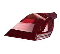 Wnfmjqe Brake Warning Light For VW For Tiguan L 2017 2018 2019 2020 2021 High Configuration Rear Outer Taillight Shell Tail Lamp Cover Brake Lights Mask(Outside Left)