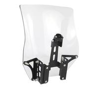 Wnfmjqe Phone Holder For XR150L 2014-2025 XR125L 2014 2015 2016 2017 Motorcycle Windscreen Riser Adjustable Windshield Bracket & GPS Navigation Bracket(Style 1 Clear Type 3)