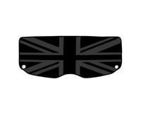 Wnfmjqe Rear Trunk Parcel Shelf Car Trunk Window Pad For MINI For Cooper For One S For JCW R56 F55 F56 F66 F65 F60 R60 For Countryman Auto Styling Interior Luggage Cover(Black Flag,A)