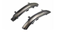 Wnfmjqe Side Mirror Light Car LED Dynamic Turn Signal Light Rearview Indicator Blinker Sequential Lamp For Skoda For Octavia For Superb B6 3T 08-14 MK2 1Z 2009 2010 2011-2013(Dynamic Smoked)