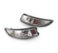 Wnfmjqe Side Mirror Light Rear View Turn Signal Light Brake Lamp Housing Clear Lens Left Right Side For Fiesta 2009 2010 2011 2012 2013 2014 2015(Left Right Side)
