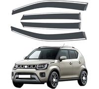 WNGDD 4Pcs Wind Deflectors for Suzuki Ignis 2016-2024, Car Wind Window Deflector Shield Window Visors Wind Rain Deflectors Side Window Deflectors