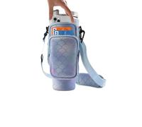 WNGERGOU Water Bottle Carrier Bag with Phone Pocket for Stanley, Water Bottle Holder with Strap for Stanley Accessories 40 oz, Stanley Cup Accessories Total 3 Pockets, Stanley Cup Bag (fish scales)