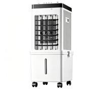 WNGJZZYC Portable Evaporative Air Cooler, Swamp Cooler with 2.6 Gal Removable Water Tank, 3 Speeds Oscillating Windowless AC for Room, Bedroom & Office
