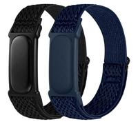 WNIPH Elastic Nylon Wristband Compatible with Google Fitbit Air Wristband, Soft Breathable Replacement Strap, Adjustable Stretchy Watch Strap for Men and Women
