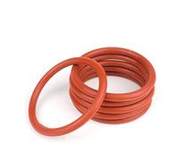 WNJ-TOOL, OD 15-80mm Red Silicone O-Ring Thickness 4mm Food Grade Sealing Ring Waterproof And Insulated 5-100pcs (Color : 5pcs, Size : 30x22x4mm)