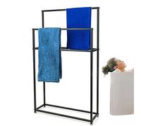 WNJJ Towel Rail bathroom towel rack Stand for Bathroom Floor,Free Standing Towel Hanging Rack Matte,Metal Modern Blanket Rack Indoor Outdoor Use/85X20X110Cm (65x20x110cm)