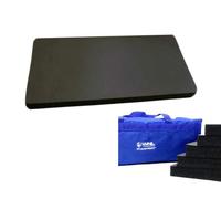 WNL Products Practi-MAT Kneeling Padded Mat for CPR Training, CPR Training Accessories Knee Pad - Pack of 5 with Carry Bag