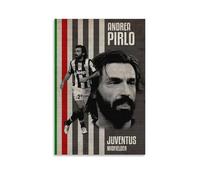 WNLEGNED Football Midfield Pass Master Andrea Pirlo Poster Decorative Painting Canvas Wall Posters And Art Picture Print Modern Family Bedroom Decor Posters 08x12inch(20x30cm)